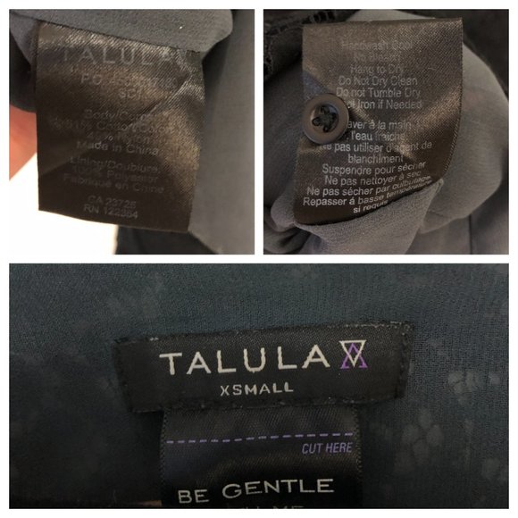 Aritzia Talula Betsey Lace Blouse Black XS - Picture 5 of 5